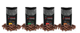Freshly roasted premium coffee beans. 