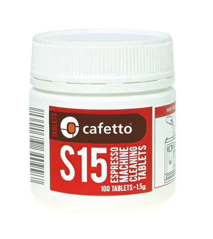 Cafetto S15 Espresso Machine Cleaning Tablets (Jar of 100 tablets)