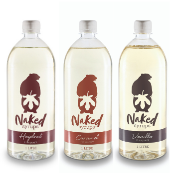 3L Naked Syrup Multi Pack 3 x 1L