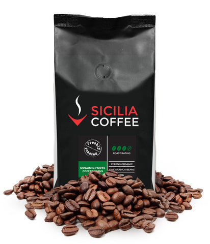 Certified organic & 100% arabica coffee beans